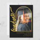 Arch Foto Moderner Abschluss Ankündigung (Vorderseite)