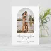 Arch Foto Nichts Extravagant nur Liebe Elopation Ankündigung (Stehend Vorderseite)