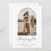 Arch Foto Nichts Extravagant nur Liebe Elopation Ankündigung (Vorne/Hinten)