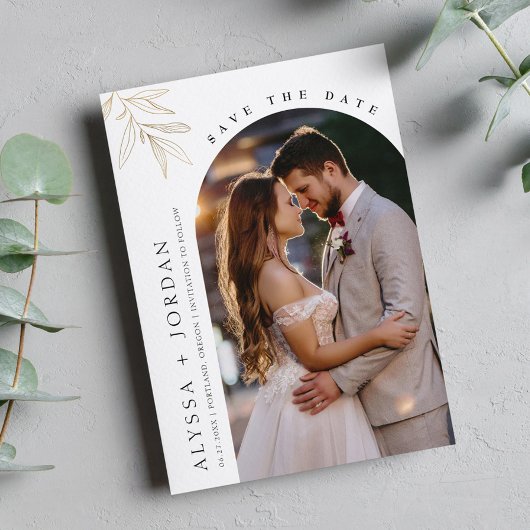 Arch Foto Save the Date Einladung