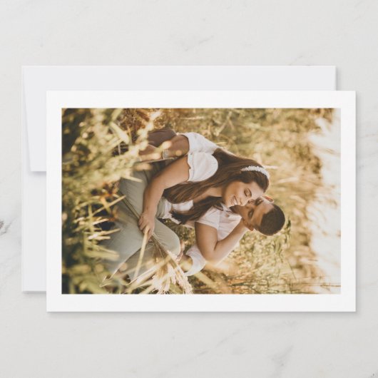 Arch-Foto Save the Date Hochzeitskartentankündigun (Rückseite)