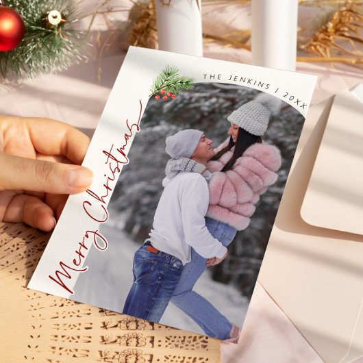 Arch Foto Weihnachtskarten Einladung