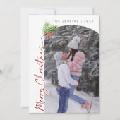 Arch Foto Weihnachtskarten Einladung (Vorderseite)