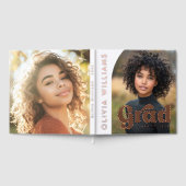 Arch Foto white retro grad Abschluss Gästebuch (Voll)