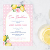 Arch Frame Ciao Bambina Lemons Baby Girl Dusche Einladung