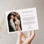 Arch Frame Wedding Foto Danke Karte<br><div class="desc">Minimalistische und moderne Hochzeit danke Ihnen Karte. Text und Nachrichten können auf der Rückseite der Karte bearbeitet werden. Für eine erweiterte Anpassung dieses Designs,  z.B. das Ändern des Layouts,  des Schriftartes oder der Textgröße,  klicken Sie bitte auf den obigen Button "KENNEN". Bitte kontaktieren Sie mich für weitere Fragen!</div>