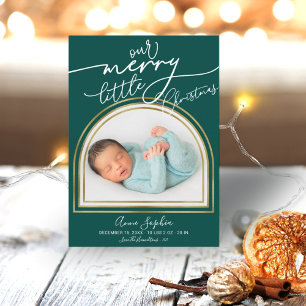 Arch Frame Weihnachtsankündigung Feiertagskarte