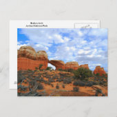 Arch gebrochen, Arches National Park, Utah Postkarte (Vorne/Hinten)