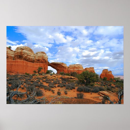 Arch gebrochen, Nationalpark Arches Poster (Vorne)