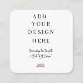 Arch geformte Verschlusskarten Begleitkarte (Rückseite)