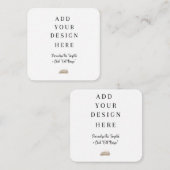 Arch geformte Verschlusskarten Begleitkarte (Vorne/Hinten)