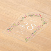 Arch-Hochzeit Akrolische Tischnummer (Ablage )