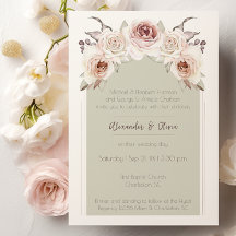 Arch-Hochzeit mit Bohemischer Rose