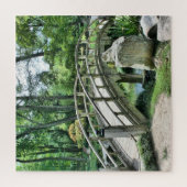 Arch Japanese Garden Bridge - Jigsaw Puzzle (Vertikal)