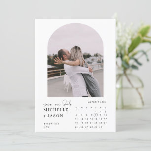 Arch-Kalender-Foto Save-the-Date-Einladung Einladung