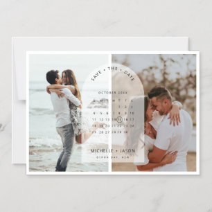 Arch Kalender Foto Save the Date Magnet