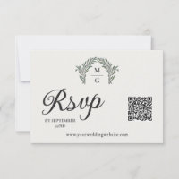 Arch Laurel Wreath Monogram QR Code UAWG Online