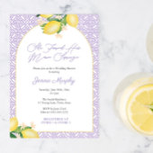 Arch Lemons Lilac Main Squeeze Bridal Shower Party Einladung
