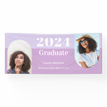 Arch Lila Zwei-Foto-Abschluss