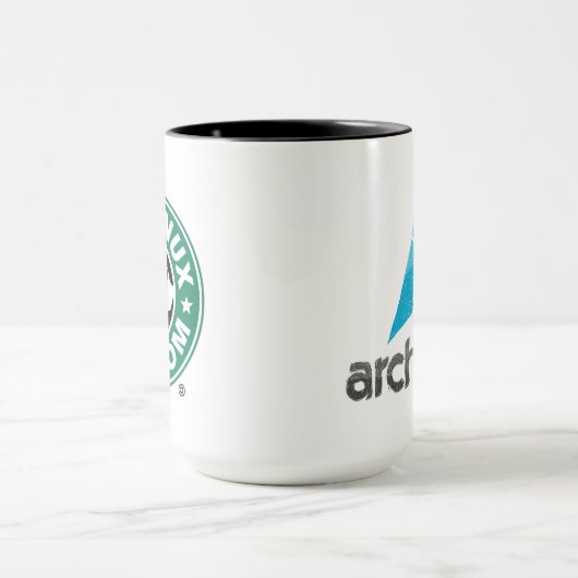 Arch linux / GNU freedom mug Tasse (Zentrum)