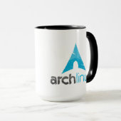 Arch linux / GNU freedom mug Tasse (VorderseiteRechts)