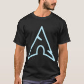 Arch Linux Light Logo Open Source OS T-Shirt (Vorderseite)