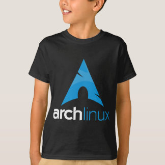 Arch Linux mit Tagline und Logo Open Source OS T-Shirt
