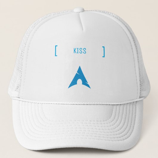 Arch Linux Team / [ KISS ] Truckerkappe (Vorderseite)