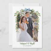 Arch mit Bow & Garland Neu gezogenes Foto Ankündigung (Vorderseite)