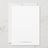 Arch Modern Minimalistisch Wedding Foto Save the D Save The Date (Rückseite)