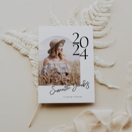 Arch Modern Minimalistische Foto Graduation Party Einladung