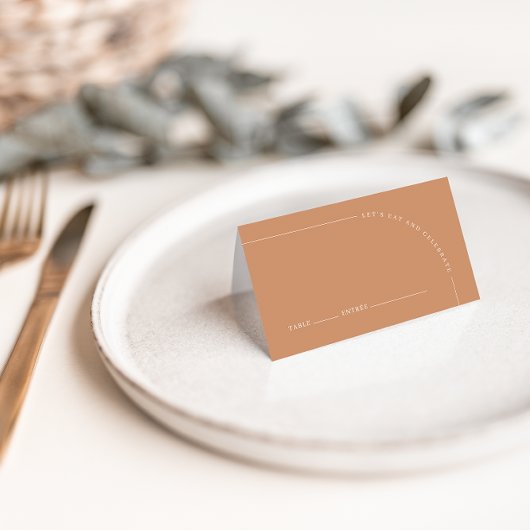 Arch Modern Rust Boho Wedding Guest Platzkarte