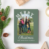 Arch Modern Script Foto Weihnachten