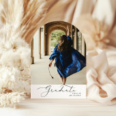 ARCH Moderne Minimalistische Abschluss-Kalligrafie Einladung