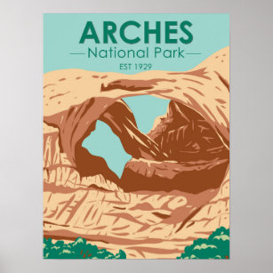 Arch National Park Double Arch Poster