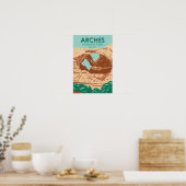 Arch National Park Double Arch Poster (Küche)