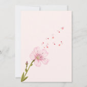 Arch Nothing Fancy Just Love Wedding Einladung (Rückseite)