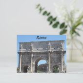 Arch of Constantine, Rom Postkarte (Stehend Vorderseite)