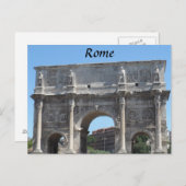 Arch of Constantine, Rom Postkarte (Vorne/Hinten)