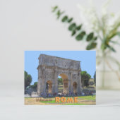 Arch of Constantine Rome Postkarte (Stehend Vorderseite)