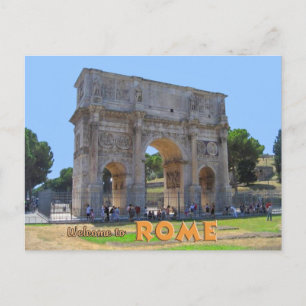 Arch of Constantine Rome Postkarte