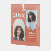 Arch Orange Foto Abschluss Ornament Aus Glas (Vorderseite links)