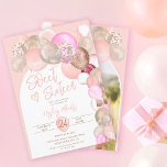 Arch pastel Boho Glitzer Ballons pink Sweet 16 Einladung<br><div class="desc">Ein rustikaler Boho Glitzer Ballons pink Sweet 16 Geburtstagsladen mit handgemalten Aquarell pastellfarben pink,  peach,  Korallenballons,  mit Gold und Rose Gold Glitzer und Konfetti. Ein Ballonbogen auf einem leicht editierbaren Pastellrosa. Fügen Sie Ihr Foto auf der Rückseite!</div>