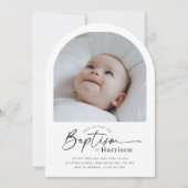 Arch Photo Baptism Invitation Einladung (Vorderseite)