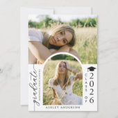 Arch Photo Graduation Party Invite Announcement Einladung (Vorderseite)