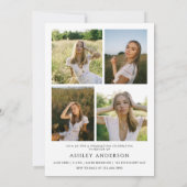 Arch Photo Graduation Party Invite Announcement Einladung (Rückseite)