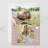Arch Photo Graduation Party Invite Announcement Einladung (Vorderseite)