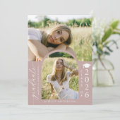 Arch Photo Graduation Party Invite Announcement Einladung (Stehend Vorderseite)