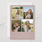 Arch Photo Graduation Party Invite Announcement Einladung (Rückseite)