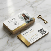 Arch Photo Logo & QR Code Immobilienmakler | Immob